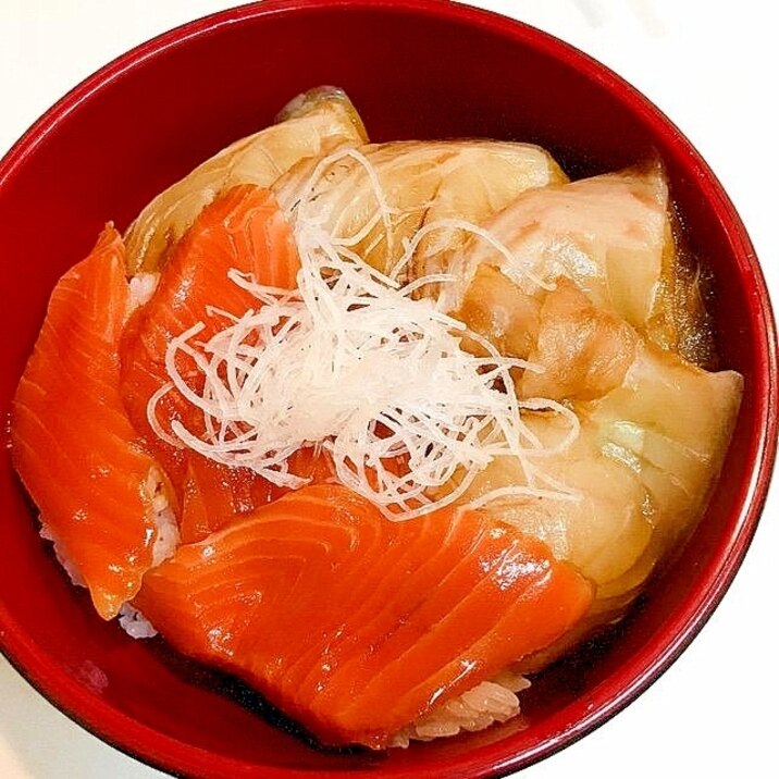 簡単おもてなしムツとサーモンの漬け丼 レシピ 作り方 By アボカドプリン 楽天レシピ 簡単おもてなしムツとサーモンの漬け丼 レシピ 作り方 By アボカドプリン 楽天レシピ